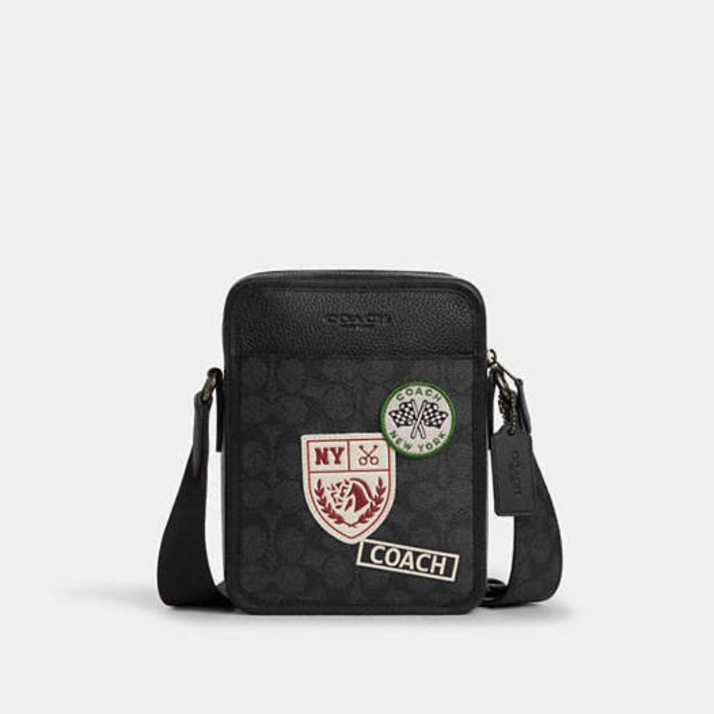 Sullivan Crossbody Bag In Signature Canvas With Patches